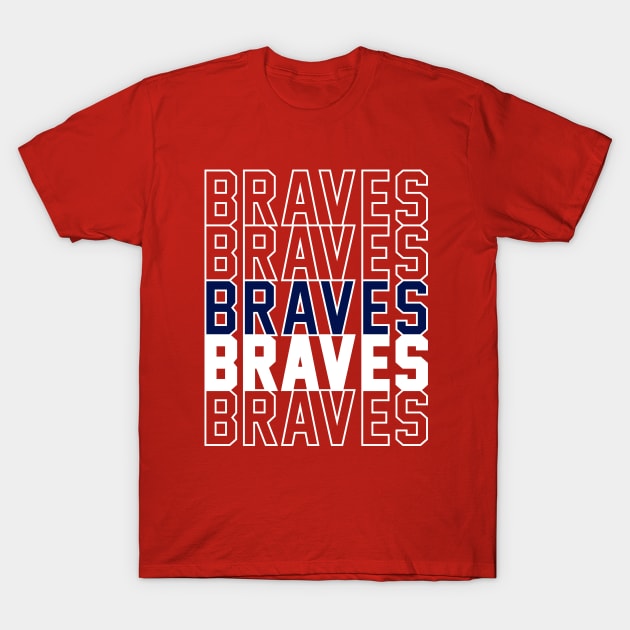 BRAVES T-Shirt by Throwzack